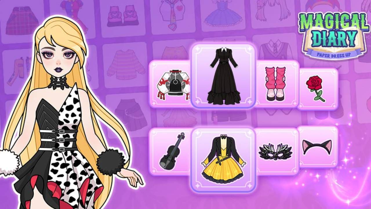 Magical Diary: Paper Dress Up Cover