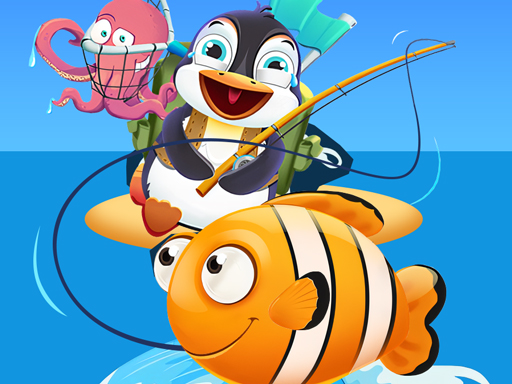 Baby Penguin Fishing Cover