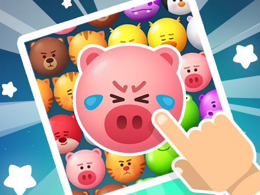 Crazy Zoo Swipe - Match 3 Puzzle Game Cover